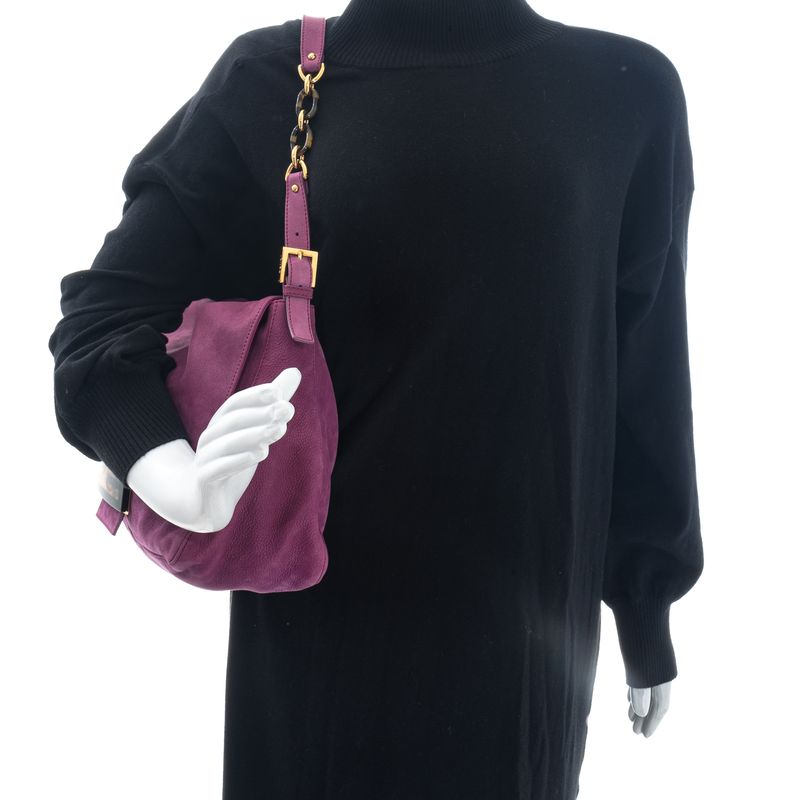 Bolsa-Fendi-Mamma-Baguette-Roxa