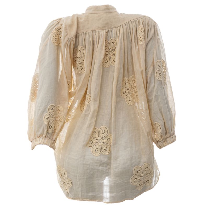 Camisa-Zimmermann-com-Bordado-Creme