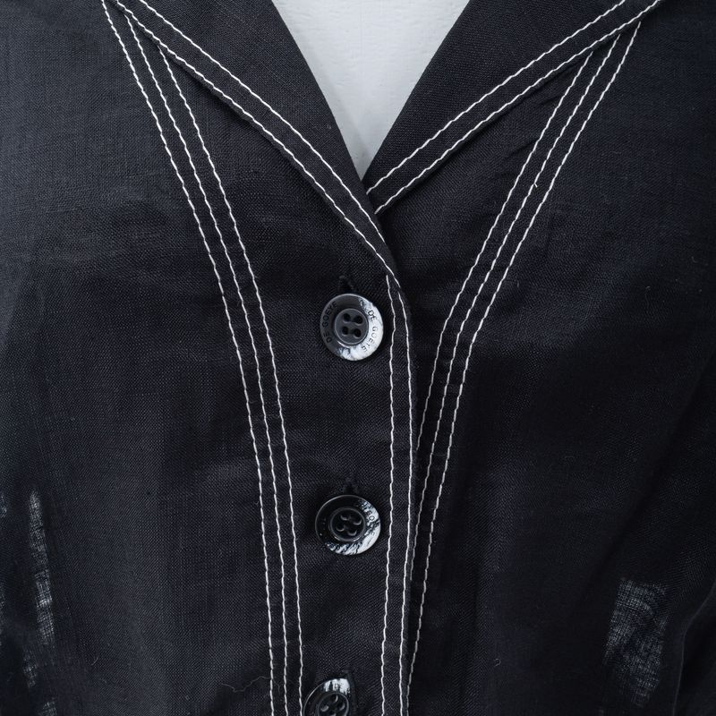 Camisa-De-Goeye-Linho-Preta