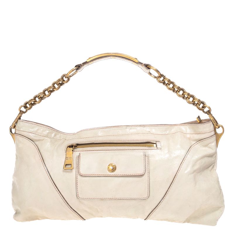 Bolsa-Prada-Couro-Creme