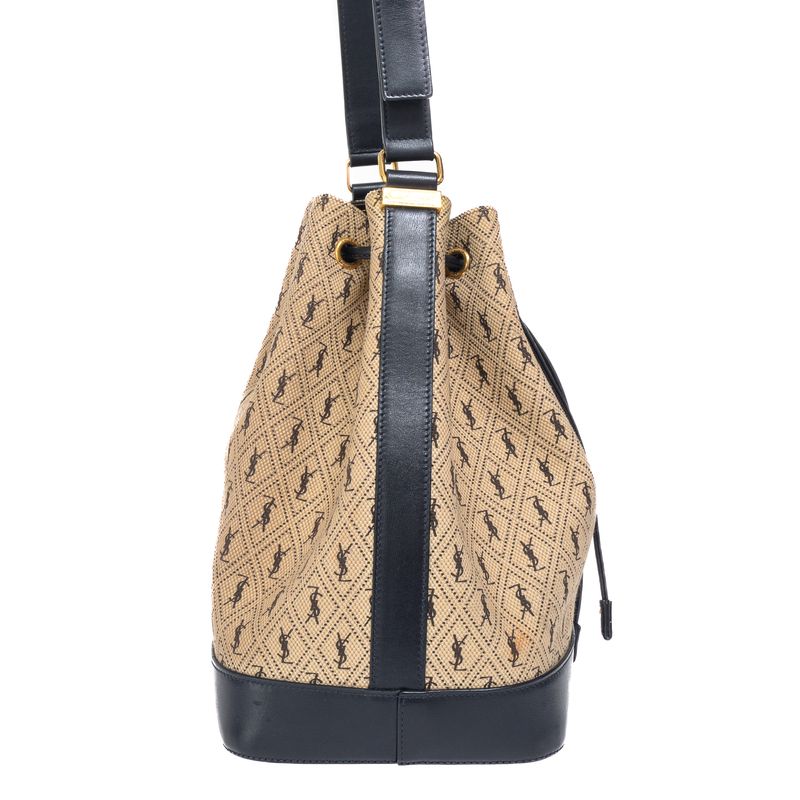 Bolsa-Saint-Laurent-Bucket-Monograma