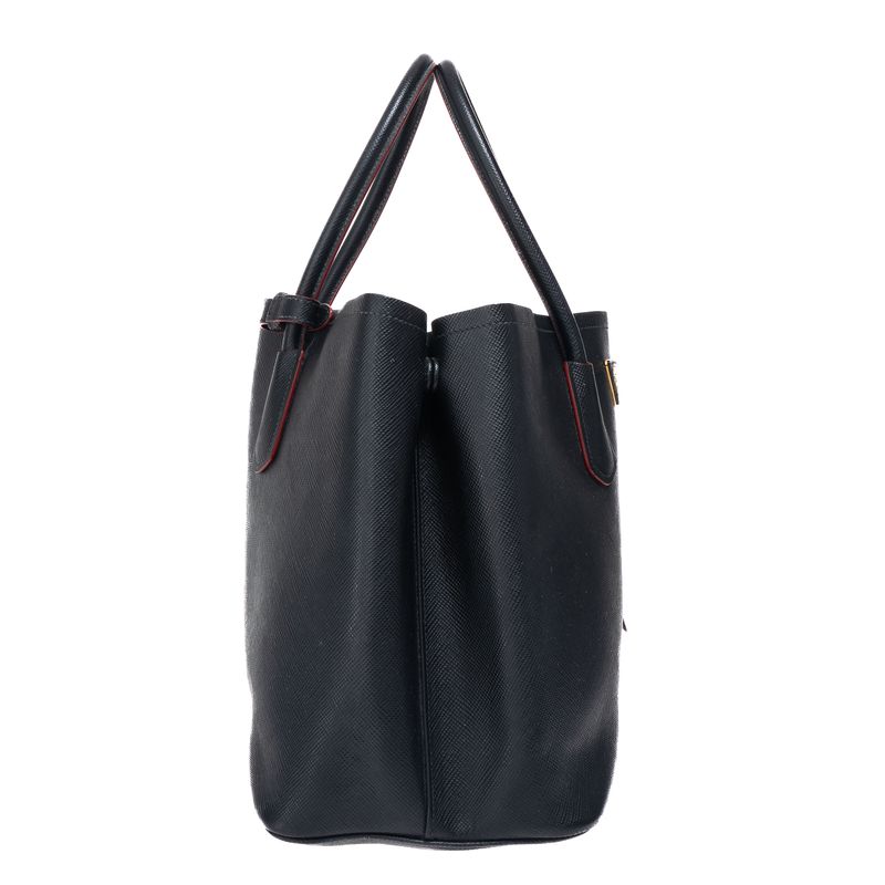 Bolsa-Prada-Double-Media-Preta-