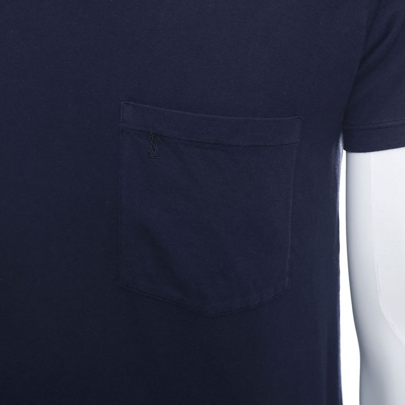 Camiseta-Saint-Laurent-Azul-Marinho