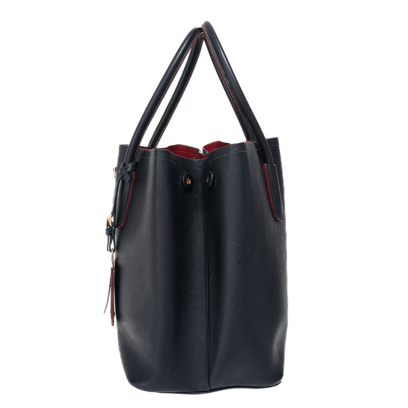 Bolsa-Prada-Double-Media-Preta-