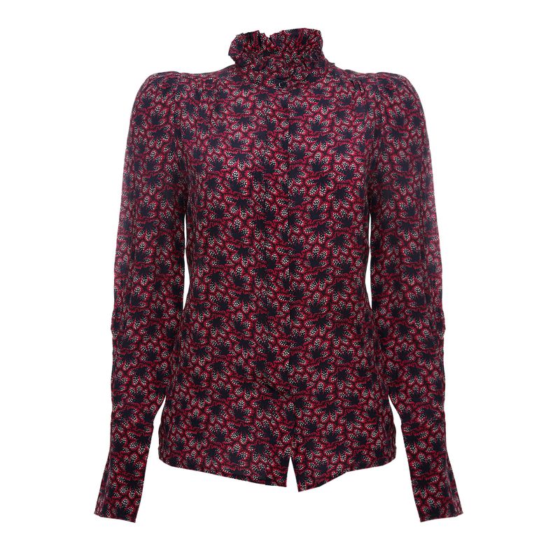 Camisa-Isabel-Marant-Estampada-Rosa