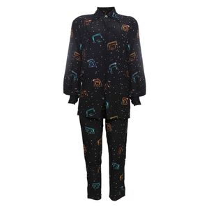 Conjunto Alix Estampado Preto