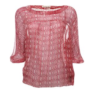 Blusa Isabel Marant Étoile Estampado Vermelho