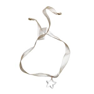 Colar Baccarat De Cristal Estrela Incolor