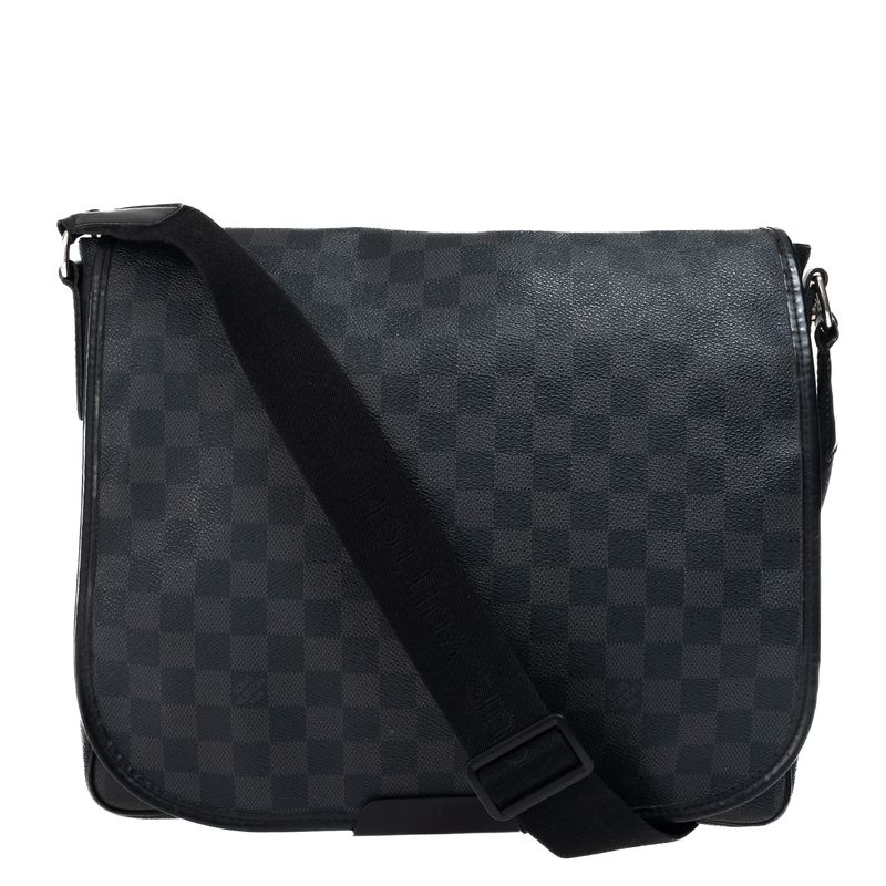 Bolsa-Louis-Vuitton-Messenger-District-Damier-Graphite