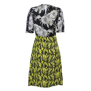 Vestido Prada Estampa Flores e Bananas