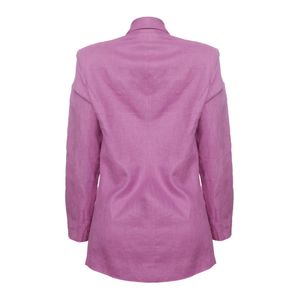 Blazer Carol Bassi Linho Lilás