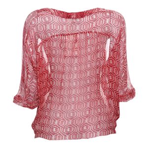 Blusa Isabel Marant Étoile Estampado Vermelho