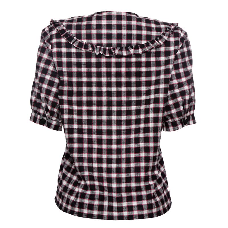 Blusa-Mixed-Detalhe-Gola-Xadrez-Preta-