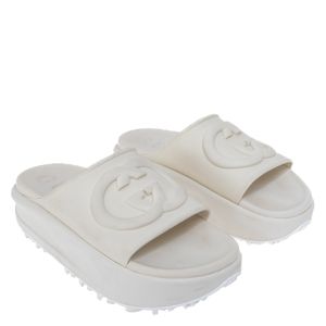 Slide Gucci Plataforma Branco