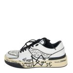 Tenis-Dolce---Gabbana-Couro-Branco-e-Preto