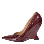 Sapato-Bottega-Veneta-Texturizado-Vinho