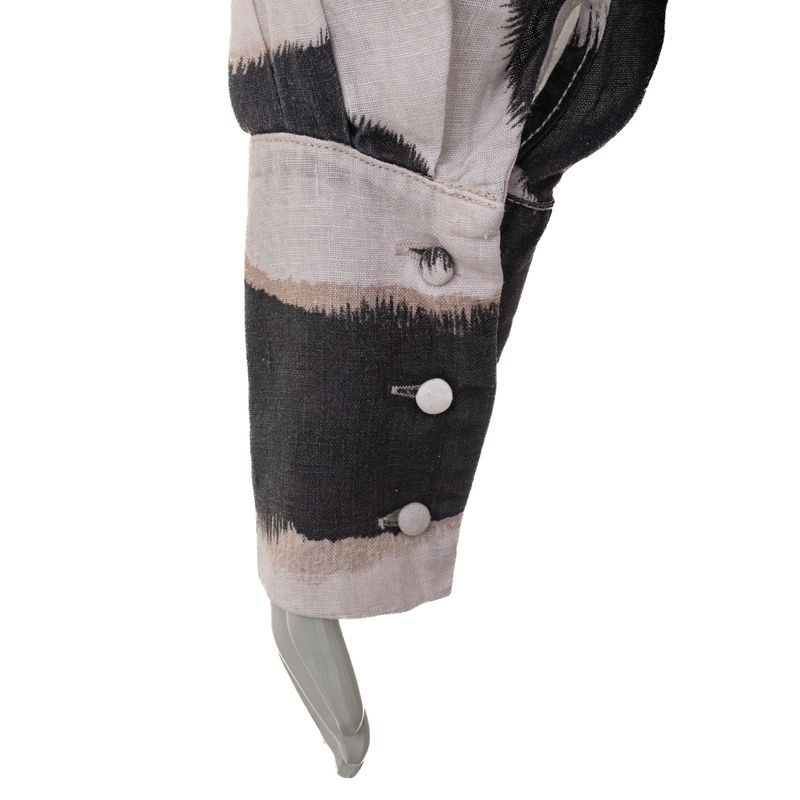Camisa-TIG-Estampada-Bege-e-Preta