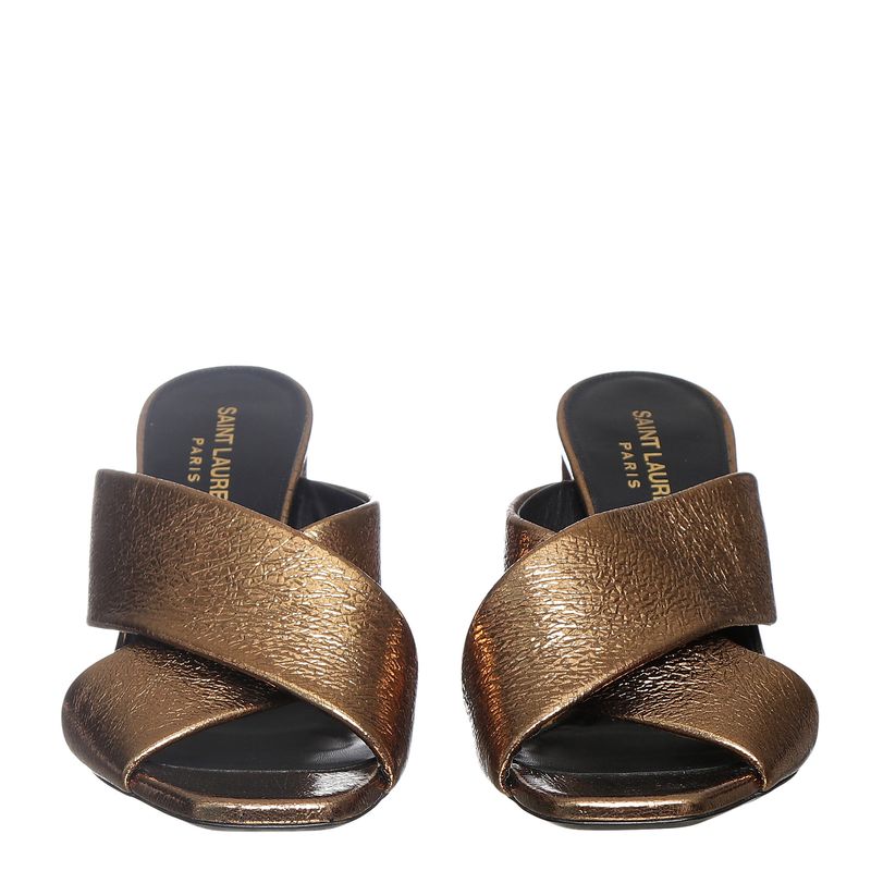 Sandalia-Saint-Laurent-Loulou-Dourada