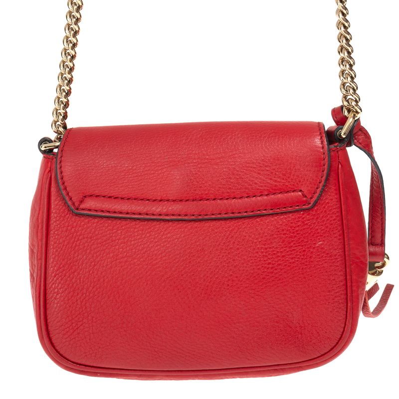 Bolsa-Gucci-Disco-Soho-Chain-Couro-Vermelha