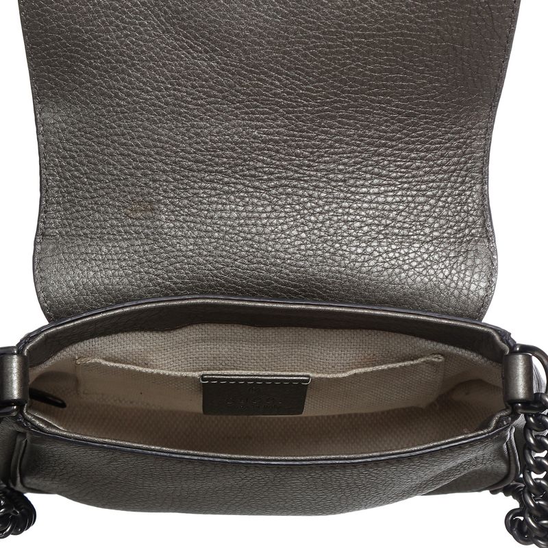 Bolsa-Gucci-Soho-Chain-Pequena-Metalizada