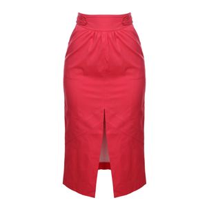 Saia Allmost Vintage Linho Rosa