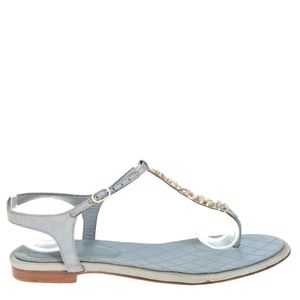 Sandália Chanel Rasteira Berloques