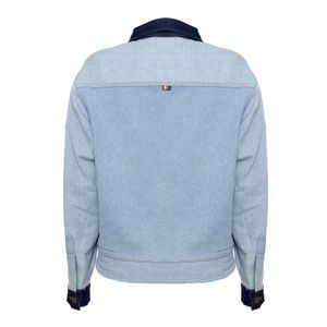 Jaqueta Jeans Bicolor