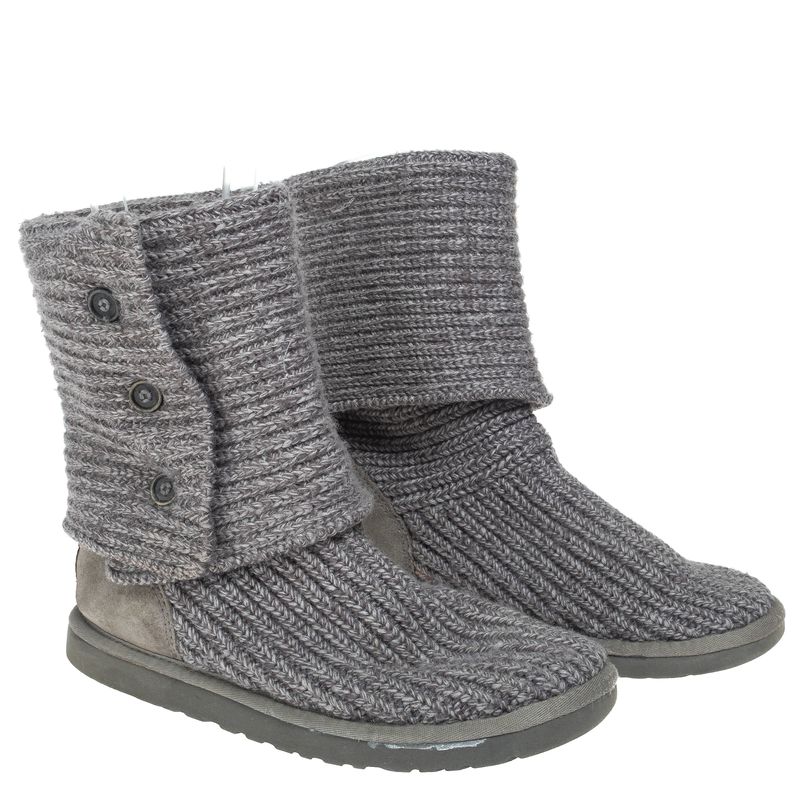 Bota-Ugg-Trico-Cinza