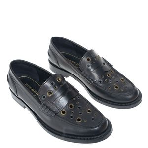 Mocassim Burberry com Ilhós Preto