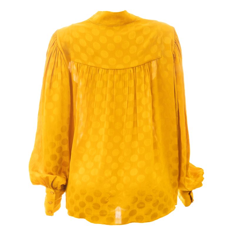 Camisa-Carol-Bassi-Bolas-Mostarda