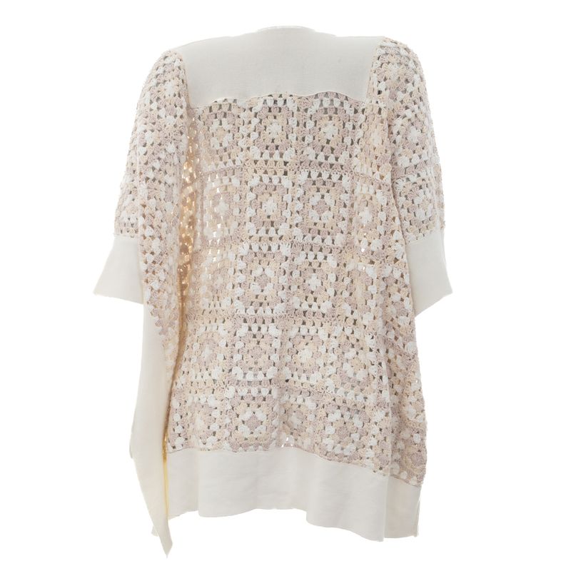 Poncho-Mixed-Croche-Branco-e-Bege