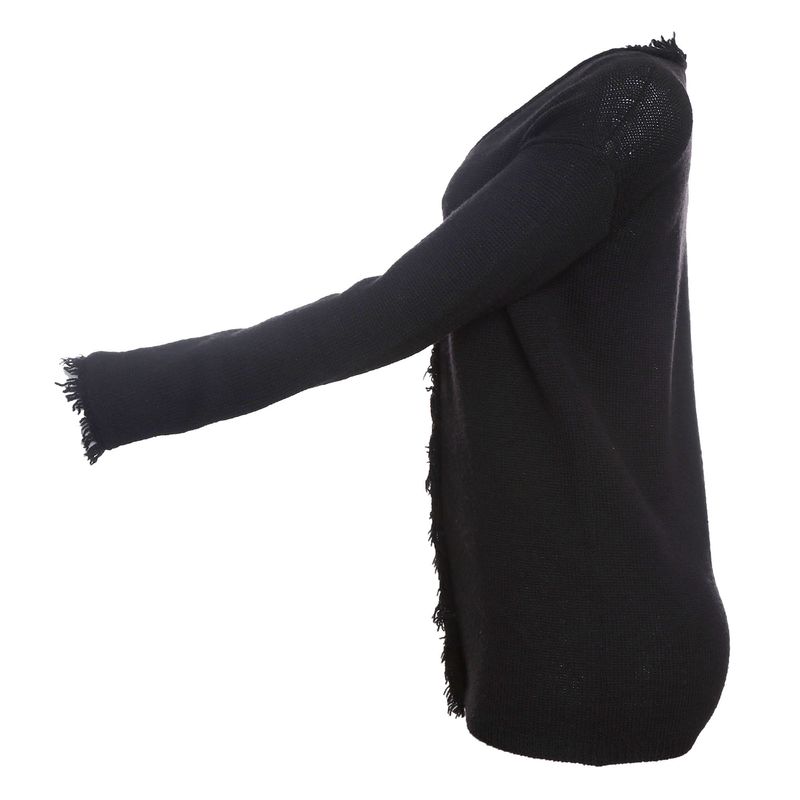 Cardiga-Prada-Detalhe-Franjas-Trico-Preto