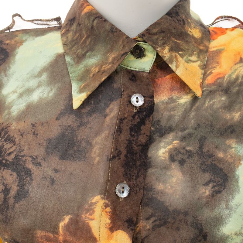Camisa-Dolce---Gabbana-Seda-Estampada-