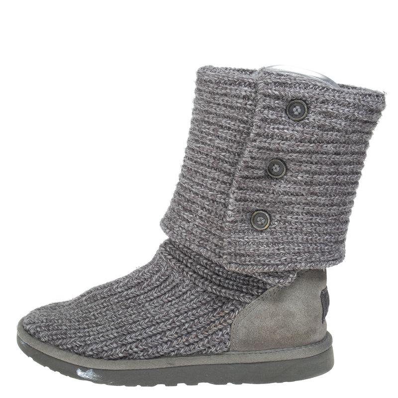 Bota-Ugg-Trico-Cinza