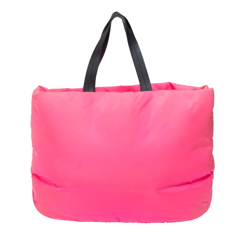 Bolsa-Prada-Tote-Nylon-Acolchoado-Rosa-Neon