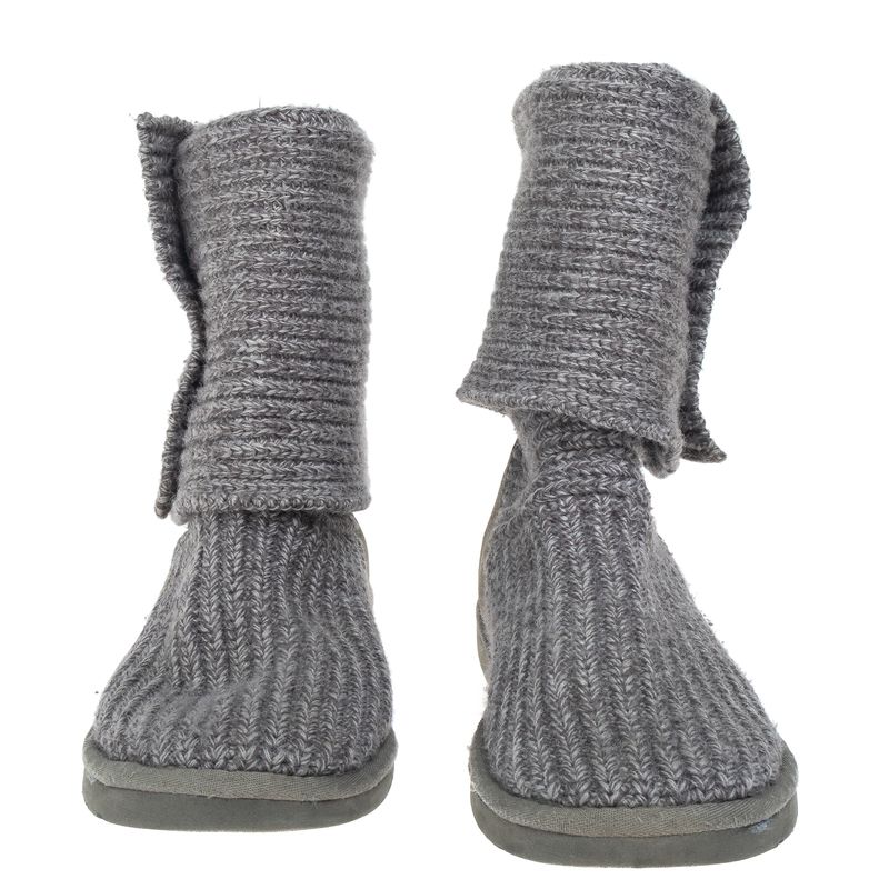 Bota-Ugg-Trico-Cinza