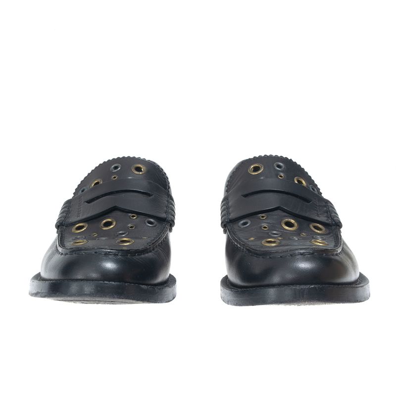 Mocassim-Burberry-com-Ilhos-Preto