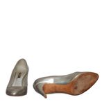 Sapato-Louis-Vuitton-Vintage-Scarpin-Prateado-