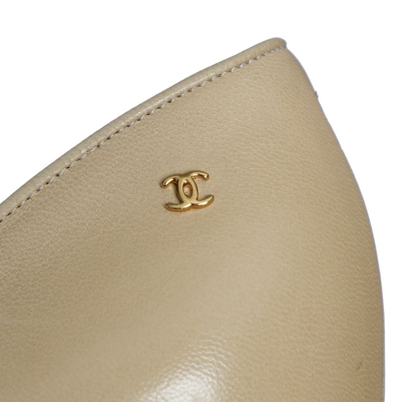 Sapato-Chanel-Scarpin-Couro-Bege