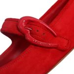 Sapatilha-Larroude-Balllet-Flat-Verona-Camurca-Vermelha-