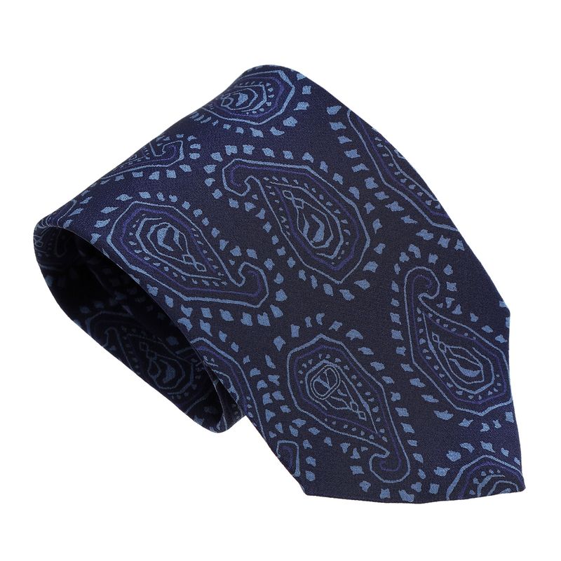 Gravata-Valentino-Garavani-Estampada-Azul