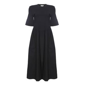 Vestido Cos Saia Godê Preto