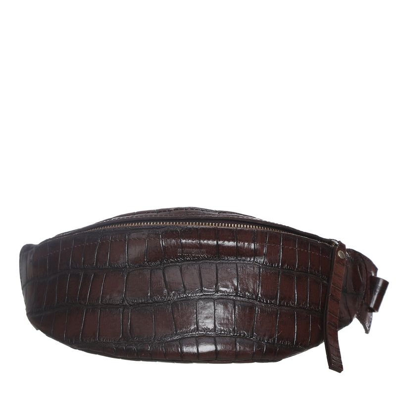 Bolsa-Pochete-Couro-Texturizado-Marrom-