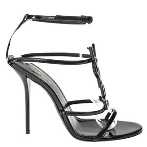 Sandália Saint Laurent Cassandra Preta