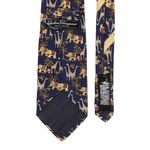 Gravata-Salvatore-Ferragamo-Estampada-Elefante-Azul-