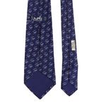 Gravata-Hermes-Estampada-Azul