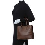 Bolsa-Max-Mara-Couro-Marrom