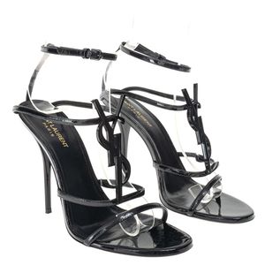 Sandália Saint Laurent Cassandra Preta