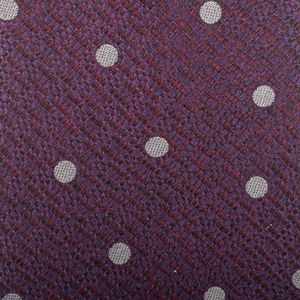 Gravata Canali Circulos Vinho e Roxo
