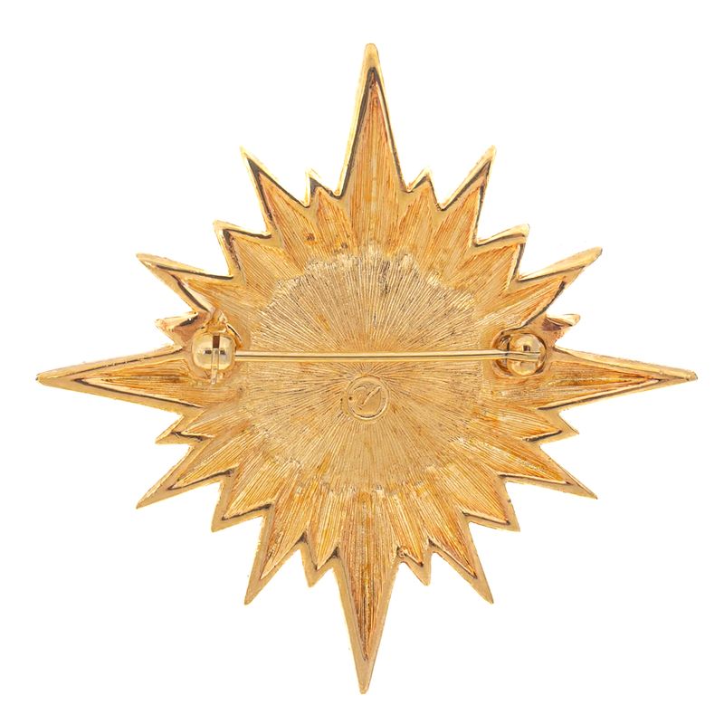 Broche-Swarovski-Dourado-com-Cristais
